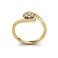 thumbnail image 3 of 0.75carat Round Cut Diamond Prong Fancy Ladies Engagement Bridal Ring Solid 10K Gold J SI2, 3 of 3