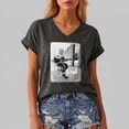 thumbnail image 2 of JCCXIN Womens T Shirts V Neck Parton Graphic Tee Shirt Vintage Dolly T-shirt Retro Country Music T Shirt, 2 of 6