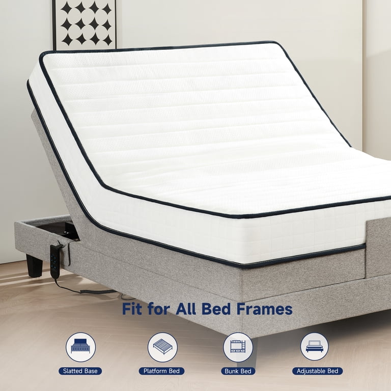 Full Mattress 8 inch, Z-HOM Full Size Hybrid Mattress in a Box