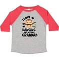 thumbnail image 3 of Inktastic Monkey I Love Hanging out with My Grandad Boys or Girls Toddler T-Shirt, 3 of 5