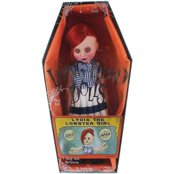Poupées Mortes Vivantes Série 30 (Freakshow) - Lydia la Fille Homard Poupée 10 Pouces