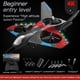 thumbnail image 1 of Fiudx Ofertas Flash Del Día Nuevo V27 Rc Glider Drones Control Remoto 4K Cámara Hd Rc Avión 6Ch Espuma Truco Fighter Juguetes Con Luz Led Para Niños Adultos, 1 of 7