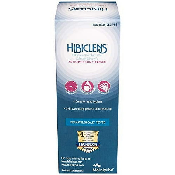 Hibiclens â€“ Antimicrobial and Antiseptic Soap and Skin Cleanser â€“ 8oz â€“ for Home and Hospital â€“ 4% CHG
