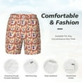thumbnail image 5 of Balery Corgi Head with Floal Mens Swim Trunks Swim Shorts for Men Quick Dry Inseam Beach Shorts with Compression Liner Pocket-Large, 5 of 9