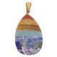 thumbnail image 2 of Colgante De Collar, Colgante De Piedra Colorida, Fácil De Colgar, Diseño Elegante, Forma De Gota De Agua Para Regalo De Cumpleaños Festivo, 2 of 7
