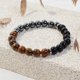 thumbnail image 5 of Ojo de Tigre Meteorito Pulsera de cuentas Tripe Energía Positiva Estiramiento Cuerda Elástica Unisex Hecho a mano Joyería para Hombres Mujeres, 5 of 5