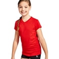 thumbnail image 1 of Soffe Girls Short Sleeve Core V-Neck T-Shirt - 6567G, 1 of 1