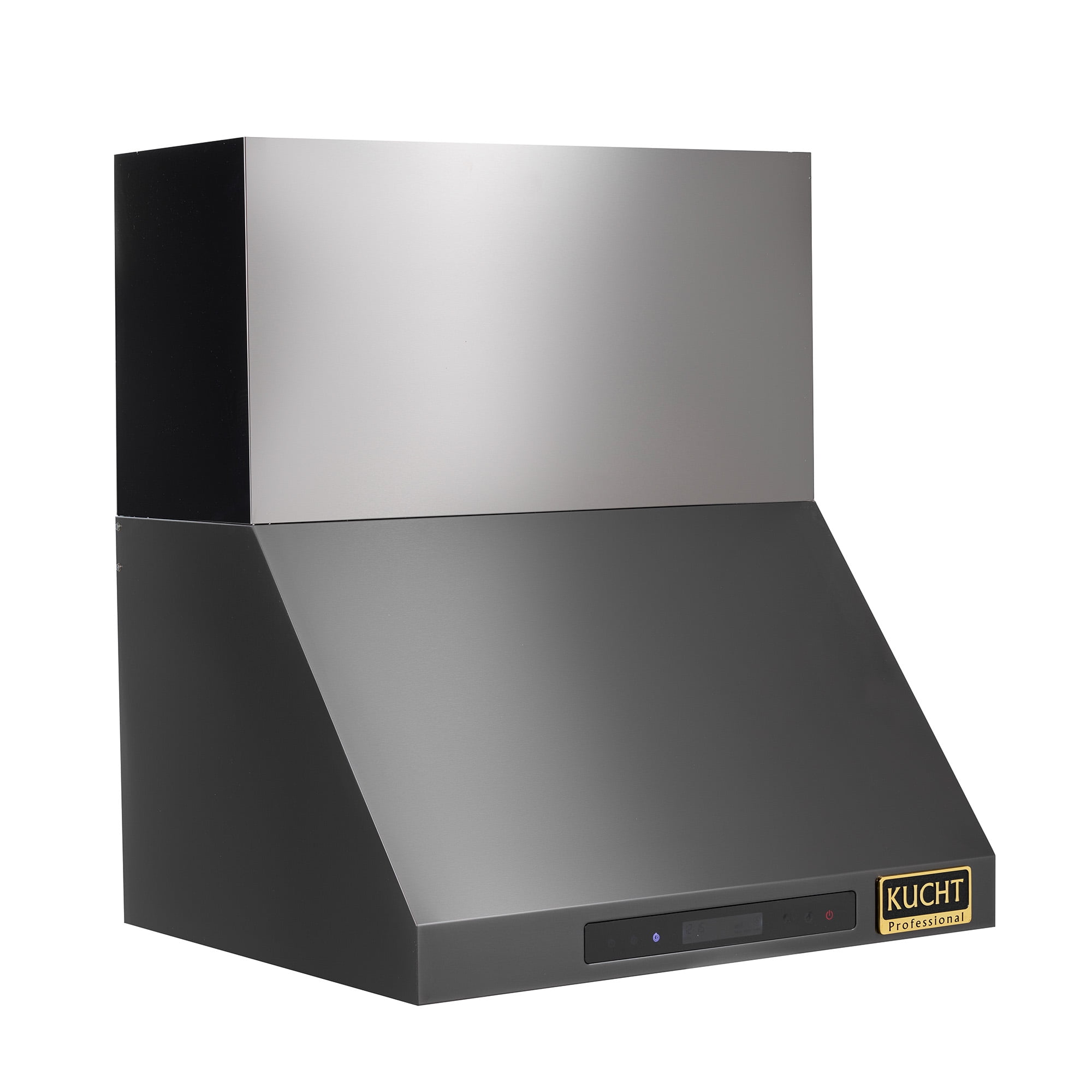 36 in. 900 CFM Wall Mounted Range Hood in Titanium Stainless Steel