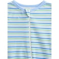 thumbnail image 3 of Wonder Nation Organic Cotton Baby Unisex Zip Front Footed Sleep N Play Pajamas, 3-Pack, Sizes Preemie-6/9 Months, 3 of 4