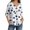 White#9527, variant on CONZONE Womens Summer Cotton Linen T-Shirts Short Sleeve Buttons Up Shirts for Women Casual V Neck Floral Graphic Lightweight Tees Soft Cozy Dailywear