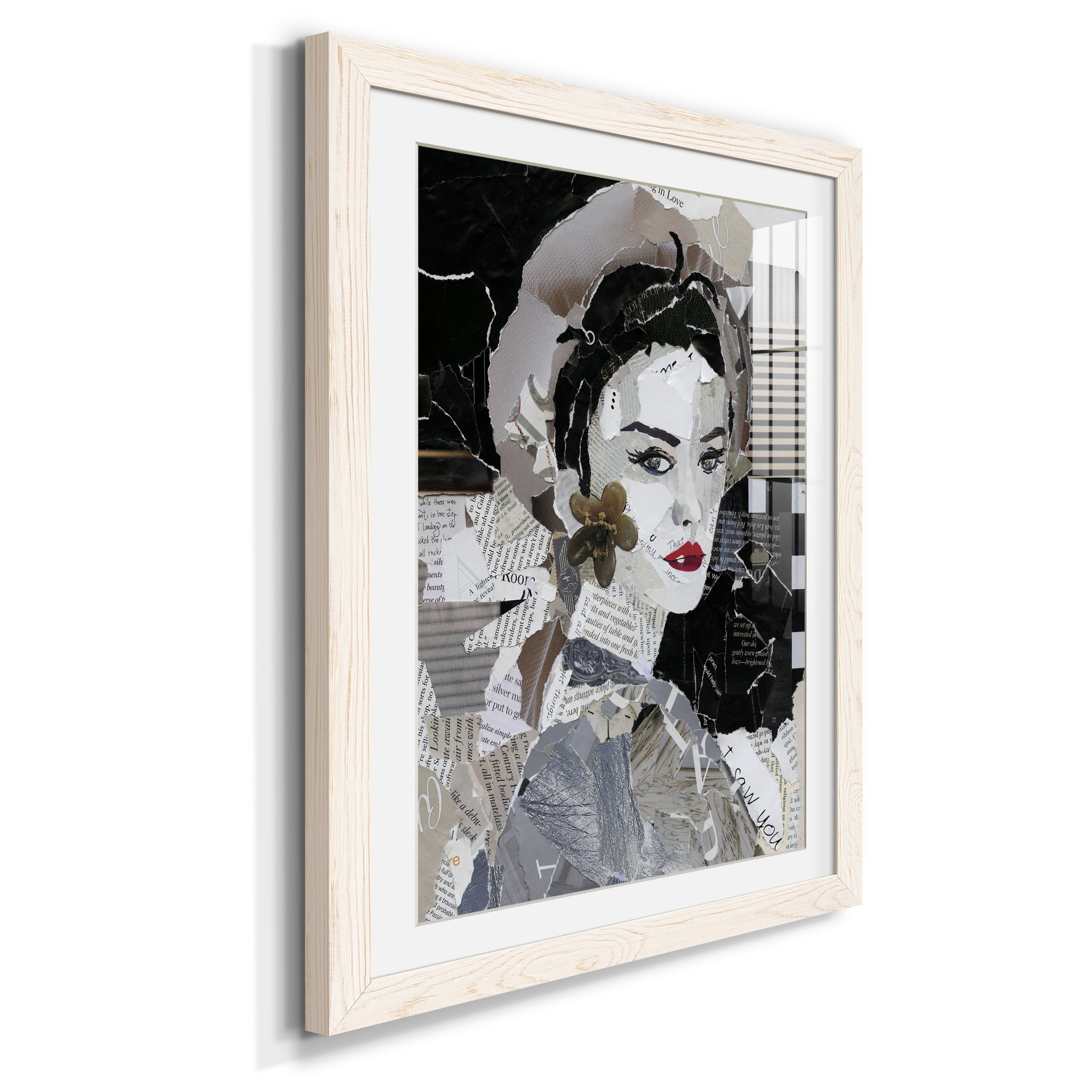 Runway Pause - Premium Framed Print - Distressed Barnwood Frame - Ready to Hang