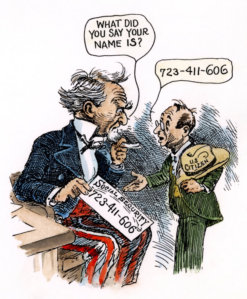 Cartoon New Deal C1935 Namerican Cartoon Suggesting That US Citizens