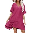 thumbnail image 2 of Traje de baño con escote en V, vestido con escote en V para mujer, traje de baño para mujer, traje de baño para playa, traje de baño para mujer elaborado por expertos, 2 of 2