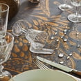 thumbnail image 3 of Garnier-Thiebaut Anhinga Bleu Dore Tablecloth 45Inx45In, 42477, 3 of 4
