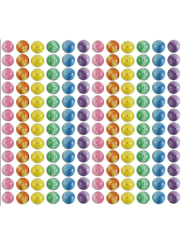 144 Tiny 1" Marble Poppers - Rubber Pop Up Toy - Pop and Drop - Turn Dome Inside Out & Watch it Fly - Fun Classic Retro Novelty Toy for Birthday Goodie Bags Prizes (12 Dozen)