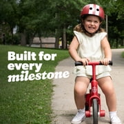 Radio Flyer Milestone Trike to Bike, Grows with Your Child, Tricycle that Switches to Balance Bike, Ages 1.5 - 5 Years, Red