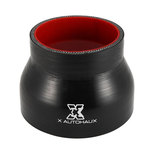 76-102mm 2.99-4.02 ID Coche Recto Siliciona Manguera Tubo Negro Rojo