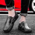 thumbnail image 1 of Mocasines para hombre, zapatos de lujo de piel auténtica, zapatos de hombre de diseño de moda, zapatos casuales de piel de vaca, mocasines de conducción suaves (26,5 cm), 1 of 4