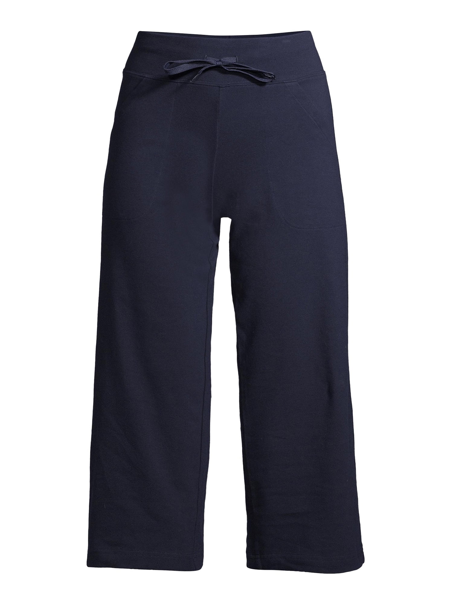 Athletic Works Women's Athleisure Relaxed Capri with Pockets - Walmart.com