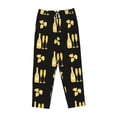 thumbnail image 4 of Daiia Gold Bottles Women's Sleep Pant with Pockets and Drawstring,Pajama Pants-Small, 4 of 9