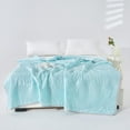 thumbnail image 4 of Four-Piece Bedding Set,Ice Blanket Lightweight Breathable Double Ice Cool Summer Calming Quilt Solid Color Blankets For Hot Sleepers, 4 of 9