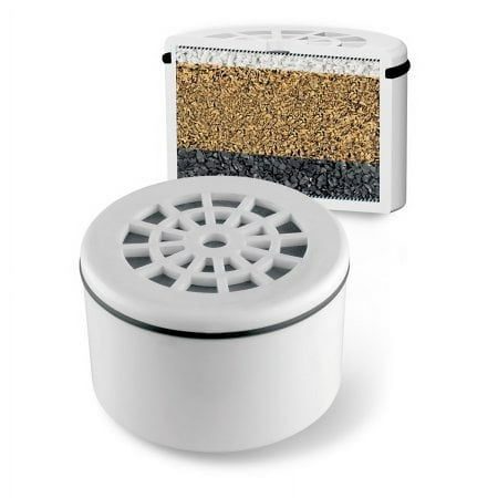 AquaSpa® Replacement Disposable 3-Stage Cartridge - for use with AquaCare Series Filtered Shower Heads, Handheld Showers and Shower Filters