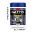 thumbnail image 2 of RAGUPEL Silver Cleaning Wipes 40-Count,Polishes and Restore Shine Cleaner Wipes Tarnish Remover for Silver,Gold and Brass Jewelry,Watches and Tableware, 2 of 8