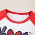 thumbnail image 6 of HCNTES Baby Boy Summer Clothes Kid Outfits Girls Short Sleeves T-Shirt Tops + Shorts Cute Outfits Set For 12-24 Months 2t 3t 4t 5t 6t Kids Independence Day(F02-Watermelon Red,3-4 Years), 6 of 9