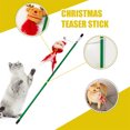 thumbnail image 4 of Adornos navideños Cat Teaser Stick con campana para suministros para mascotas (Santa Claus) Ehuebsd Para estrenar, 4 of 8