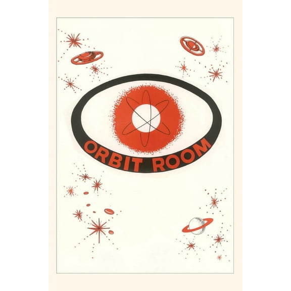 Pocket Sized - Found Image Press Journals: Vintage Journal Orbit Room Poster (Paperback)