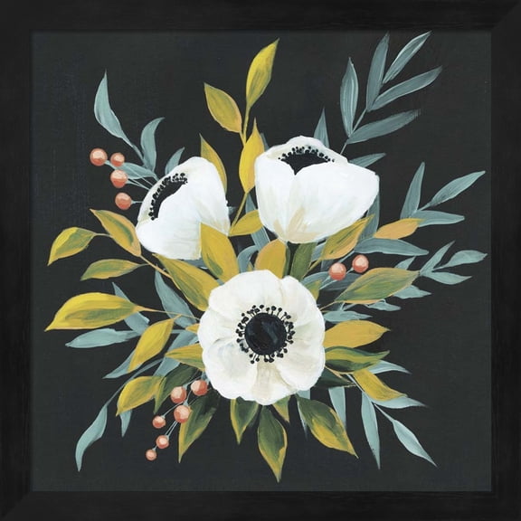 Anemone Posy I by Grace Popp, Framed Wall Art, 13.25W x 13.25H