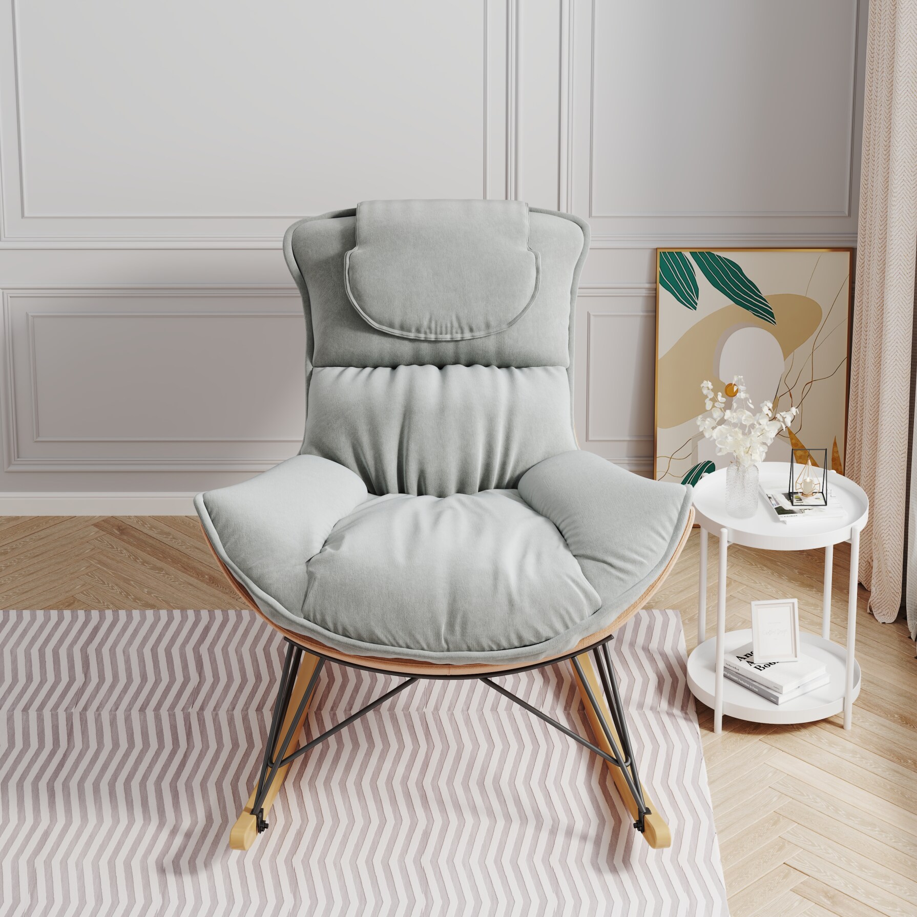 Nordic light luxury home nap leisure rocking chair sale