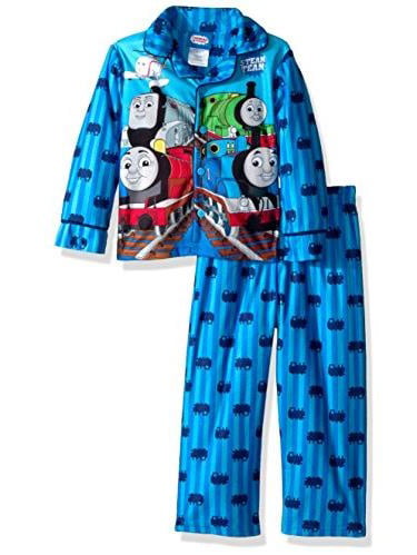 Boys Thomas the Train 2 Piece Tight fit Winter Pajamas shirt pants 18 months 2T 