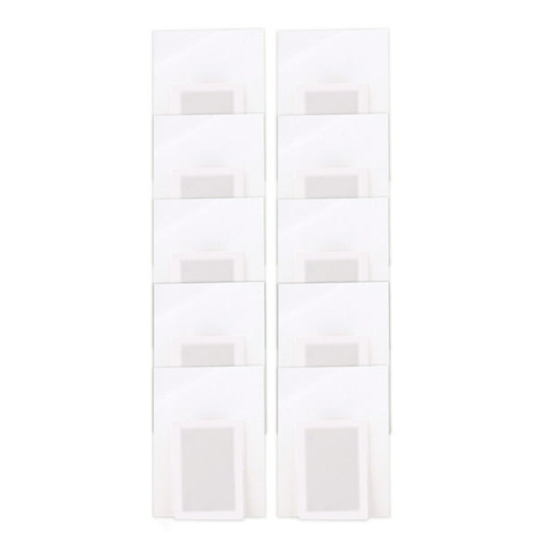 Vogacara 10 unids/bolsa de parche para pie de jengibre, almohadillas autoadhesivas de tela no tejida, pegatinas antihinchazones, accesorios portátiles Protección de la piel Vogacara CE013863-00B