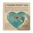 thumbnail image 2 of Lover Pocket Hug Keepsake With Sea Glass Heart And Inspirational Card For Anglers Fishermen And Dad 1Pc Desktop Ornament Easy To Use, 2 of 7