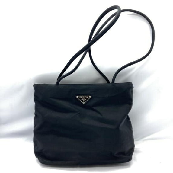 Pre-Owned PRADA CITY TESSUTO NERO nylon tote bag B7352 Black Prada