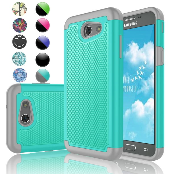 Galaxy J3 Prime J3 Mission J3 Eclipse J3 Luna Pro Case Turquoise Njjex 2 Piece Scratch Resistant Plastic Shockproof Case For Samsung Galaxy J3 Emerge Sol 2 Amp Prime 2 Express Prime 2 J3 17 Walmart Com Walmart Com