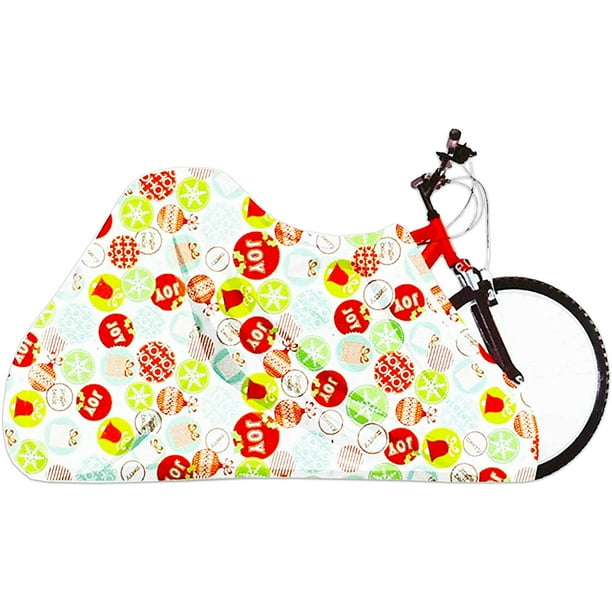 1 Plastic Christmas/Holiday Bike Gift Bag, 60x72