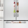 thumbnail image 2 of Under 10 Furniture Protection Christmas Home Decorations Father Christmas Snowman Burlap Fridge Handle Sticker Microwave Handle Cover, 2 of 9