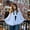 A, variant on Halloween White Ghost Cape Loose Ponchos Style Outfit Party Stage Dress Up Accessory
