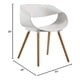 thumbnail image 2 of Sillas para Comedor 2 Piezas color Blanco Brang Vuja, 2 of 4