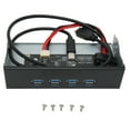 thumbnail image 2 of USB 3.2 Front Panel Hub 5.25in 4 Ports 10Gbps Stable Plug and Play Optical Drive Front Panel for Desktop Motherboard Optical Drive 4USB TYPE E, 2 of 14