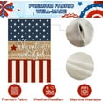 thumbnail image 2 of Patriotic 4th of July House Flag 28 x 40 Inch Double Sided Burlap One Nation Under God Memorial Day Independence Day Large Yard Flag Holiday Farmhouse Seasonal Outdoor Outside Decoration, 2 of 6