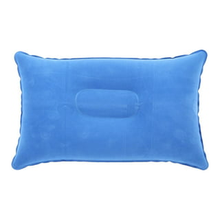 Air Self Inflatable Waffle PVC Cushion Seat Pad Medical Hemorrhoids + Free Pump, Size: Small, Blue