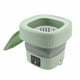 thumbnail image 3 of Lavadora de cubos plegable de 6L, Mini lavadora plegable portátil para calcetines, ropa interior, 100-240V, enchufe verde de EE. UU., 3 of 14