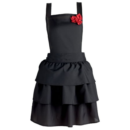- DII Ruffles & Red Roses Vintage Kitchen Apron, 18