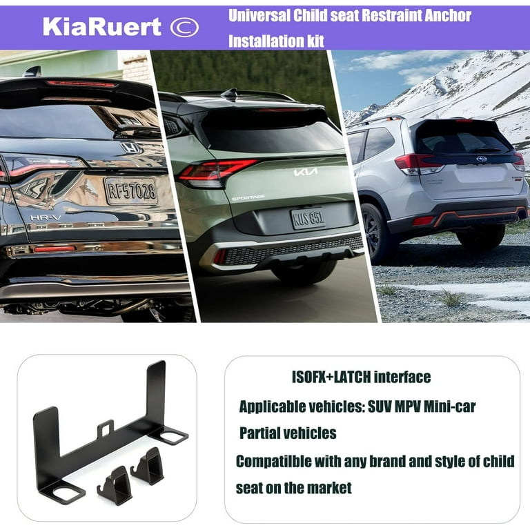 Seat Belt Anchor Universal ISOFIX Car Seat Anchor Kit Steel