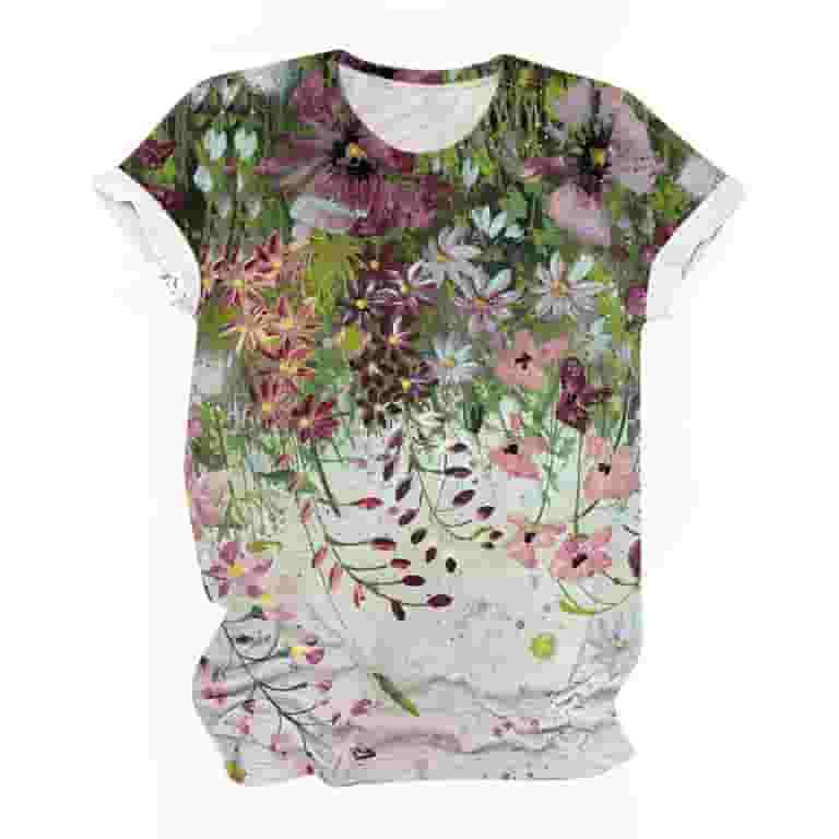 【正規販売店】 Fashion Women Levmjia Summer Ladies Printed Floral Trendy Clothing