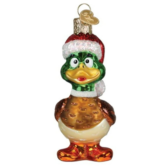 Silly Santa Duck Ornament