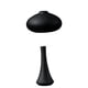 thumbnail image 1 of 2x Minimalismo Florero de Cerámica Negro Decorativo Salón Decoración de Escritorio, 1 of 9